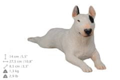 Artdog Bull Terrier, Bully - poslikana figurica, kip, figura, izdelal umetnik, blagovna znamka Art-Dog