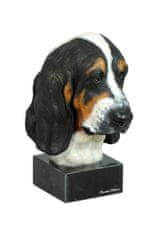 Artdog Basset Hound I - poslikana figurica, kip, figura, izdelal umetnik, blagovna znamka Art-Dog