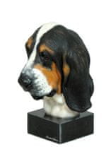 Artdog Basset Hound I - poslikana figurica, kip, figura, izdelal umetnik, blagovna znamka Art-Dog