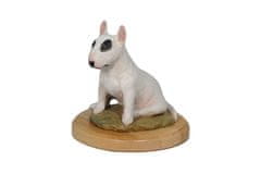 Artdog Bull Terrier, Bully IV - poslikana figurica, kip, figura, izdelal umetnik, blagovna znamka Art-Dog