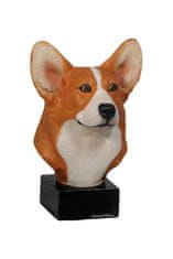 Artdog Welsh Corgi - poslikana figurica, kipec, figura, izdelal umetnik, blagovna znamka Art-Dog