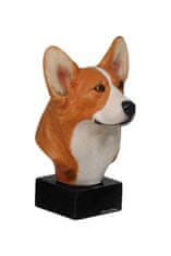 Artdog Welsh Corgi - poslikana figurica, kipec, figura, izdelal umetnik, blagovna znamka Art-Dog