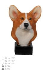 Artdog Welsh Corgi - poslikana figurica, kipec, figura, izdelal umetnik, blagovna znamka Art-Dog