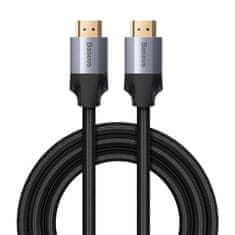 BASEUS Kabel HDMI 2.0 Baseus Enjoyment Series, 4K, 3D, 1m (črno-beli)