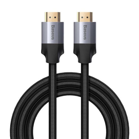 BASEUS Kabel HDMI 2.0 Baseus Enjoyment Series, 4K, 3D, 1m (črno-beli)