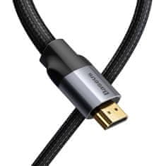 BASEUS Kabel HDMI 2.0 Baseus Enjoyment Series, 4K, 3D, 1m (črno-beli)