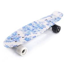 Sport Meteor Multicolor Flowers white skateboard