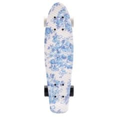 Sport Meteor Multicolor Flowers white skateboard