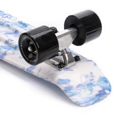 Sport Meteor Multicolor Flowers white skateboard