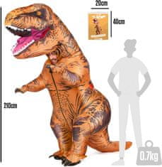 VIVVA® Napihljiv kostum, XXL Dinozaver T- Rex, Noč čarovnic, Maškare, UFOMAN | TREXCOS