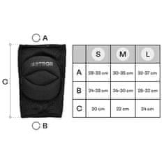 Sport Odbojkarski ščitniki za kolena Meteor M črni