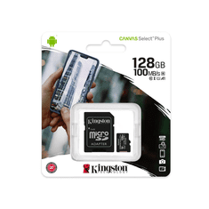 Kingston Spominska kartica Canvas Select Plus microSD 128GB