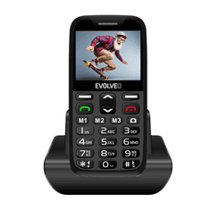 Evolveo GSM aparat EasyPhone XR Črn