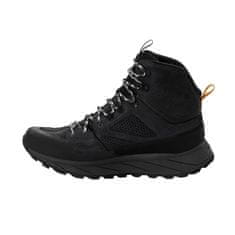 Jack Wolfskin Čevlji treking čevlji črna 42.5 EU Terraquest Mid Texapore