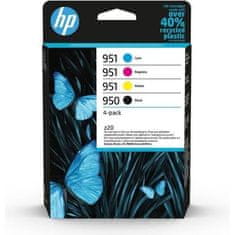 shumee HP 950/951 4 paketi originalnih črnih/cian/magenta/rumenih kartuš (C2P43AE) za tiskalnike HP OfficeJet Pro 8600