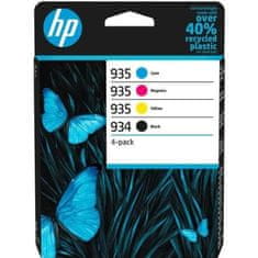 shumee Komplet 4 originalnih kartuš HP 934/935, črna/cian/magenta/rumena (6ZC72AE) za tiskalnike HP OfficeJet Pro 6200