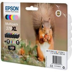 shumee EPSON 378XL multipack - 6 kosov - XL - črna, rumena, cian, magenta, svetlo magenta, svetlo cian - original - pretisni omot