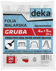 shumee DEBELA BREZBARVNA SLIKARSKA FOLIJA 4*5M 450G