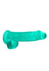 Ero 6"""" / 15 cm Realistic Dildo With Balls - Turquoise