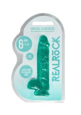 Ero 6"""" / 15 cm Realistic Dildo With Balls - Turquoise