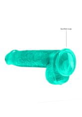 Ero 6"""" / 15 cm Realistic Dildo With Balls - Turquoise