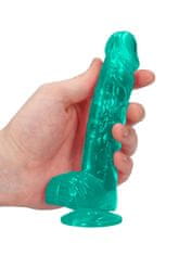 Ero 6"""" / 15 cm Realistic Dildo With Balls - Turquoise