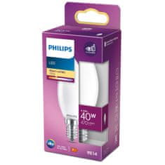 Miramarket LED svetilka Philips Sveča F 4,3 W E14 470 lm 3,5 x 9,7 cm (2700 K)