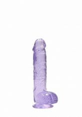 Ero 6"" / 15 cm Realistic Dildo With Balls - Purple