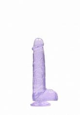 Ero 6"" / 15 cm Realistic Dildo With Balls - Purple