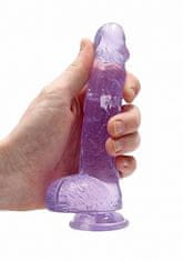 Ero 6"" / 15 cm Realistic Dildo With Balls - Purple