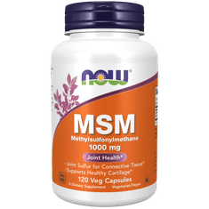 NOW Foods MSM 1000mg (120 rastlinskih kapsul)