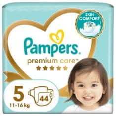 Pampers Premium Care plenice za enkratno uporabo 5 (11-16 kg) 44 kosov