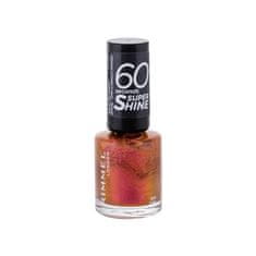 Rimmel 60 Seconds Super Shine hitro sušeči lak za nohte 8 ml Odtenek 834 fab!