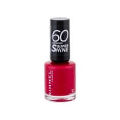 Rimmel 60 Seconds Super Shine hitro sušeči lak za nohte 8 ml Odtenek 312 be red-y