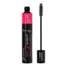 Rimmel Day 2 Night dvojna maskara za volumen in podaljšanje trepalnic 9.5 ml Odtenek 001 black