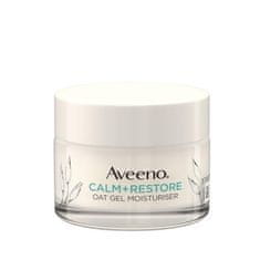 Aveeno Calm + Restore Oat Gel Moisturiser pomirjajoč in vlažilen gel za obraz 50 ml unisex