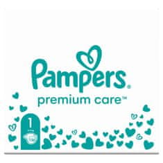 Pampers Premium Care plenice za enkratno uporabo, velikost 1, 156 kosov, 2kg-5kg