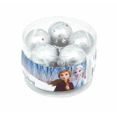 Miramarket Vianočná guľa Frozen Memories Srebrna 10 kosov Plastika (Ø 6 cm)