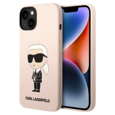 Karl Lagerfeld Ovitek Karl Lagerfeld "Karl - pink" za iPhone 14 (KLHCP14SSNIKBCP)