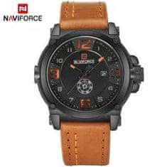 NaviForce NAVIFORCE 9099 Digitalna športna ura: Moški modni luksuzni časomer z zaupanja vredno blagovno znamko Light Brown