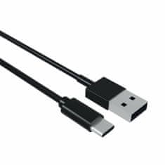 Miramarket Kabel USB A v USB C Contact (1 m) Črna