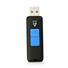 Miramarket USB Ključek V7 J153269 USB 3.0 Modra Črna 8 GB