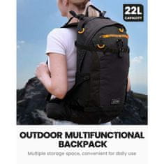 Outdoor master 22L Športni nahrbtnik, črn