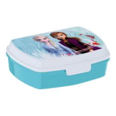 Miramarket Plastična posoda za sendvič Frozen One heart Plastika Turkizno zelena (17 x 5.6 x 13.3 cm)