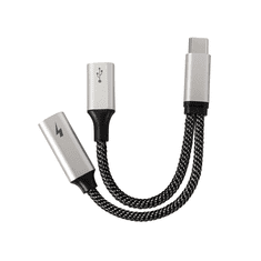 MaxTrack Delilnik USB-C (m) na 2x USB-C (ž) MA 11L