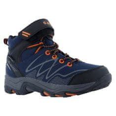 Hi-Tec Čevlji treking čevlji mornarsko modra 35 EU Blackout Mid Wp