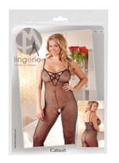 Miramarket Črne bodystocking Catsiut XXL/3XL