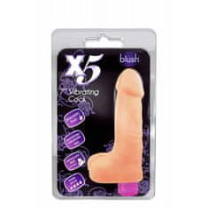 Blush X5 VIBRATING COCK Penis Vibrator s testisi