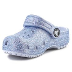 Crocs Cokle svetlo modra 22 EU Classic Glitter Clog