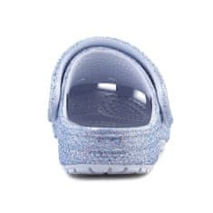 Crocs Cokle svetlo modra 22 EU Classic Glitter Clog